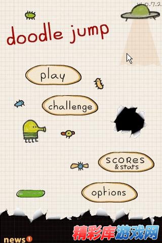 休闲游戏《涂鸦跳跃(Doodle Jump)》PC电脑版发布 2